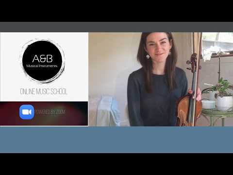 Ruth Gador - 30 Minute Violin lesson